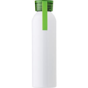 Alumnium palack, 650 ml, fehr/lime (vizespalack)