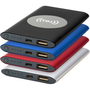 Juice 4000 mAh vezetk nlkli powerbank, piros (powerbank)