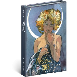 Mgnessel zrd agenda Alphonse Mucha 2026, 11  16 cm
