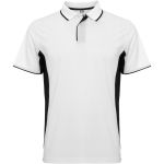Montmelo rvid ujj uniszex sportpl, white, solid black (R04218R)