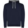 Roly Urban gyerek kapucnis pulver, Navy Blue, Marl Grey