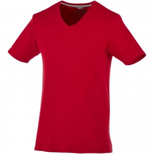 Slazenger Bosey V-nyak pl, dark red (T-shirt, pl, 90-100% pamut)