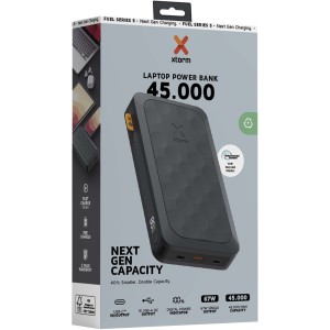 Xtorm FS5451 Fuel Series powerbank, 45.000 mAh, fekete (powerbank)